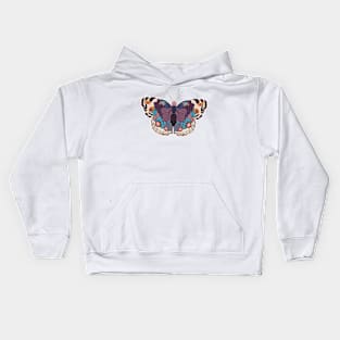 Purple Moth Kids Hoodie